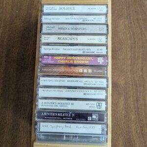 Vintage cassette tape collection - Windham Hill/George Winston/Narada